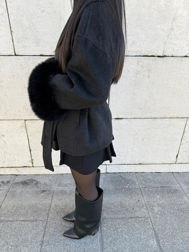 Liora Manteau en Laine Luxe Confort Élégance Incontournable