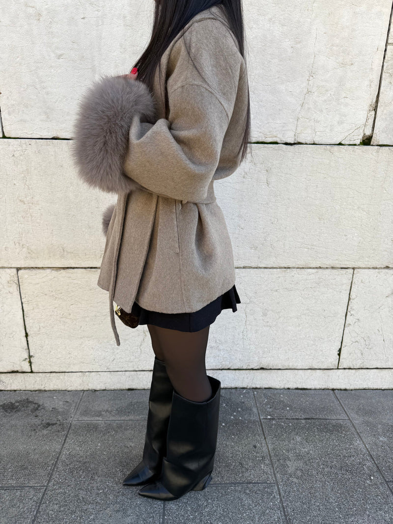 Liora Manteau en Laine Luxe Confort Élégance Incontournable