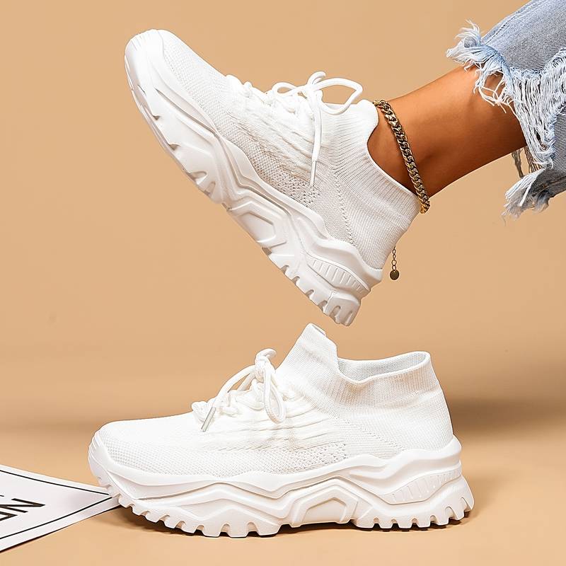 Liora Casual Sneakers – Breathable Mesh Upper, Lightweight Support