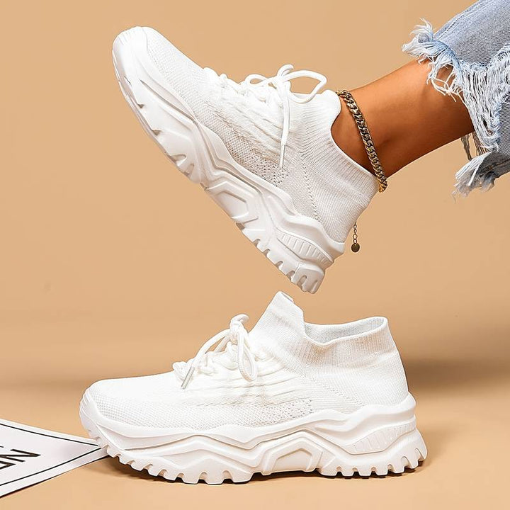 Liora Casual Sneakers – Breathable Mesh Upper, Lightweight Support