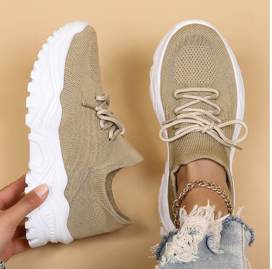 Liora Casual Sneakers – Breathable Mesh Upper, Lightweight Support