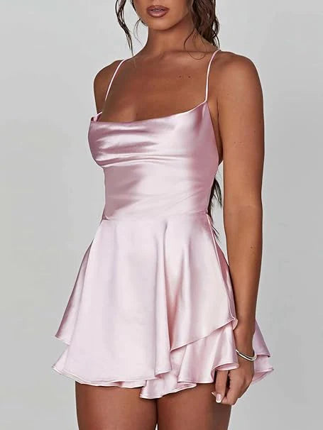 Sofia Satin Dress - Siopie