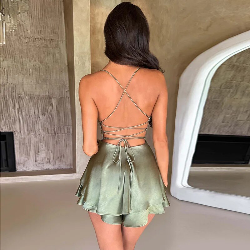 Sofia Satin Dress - Siopie