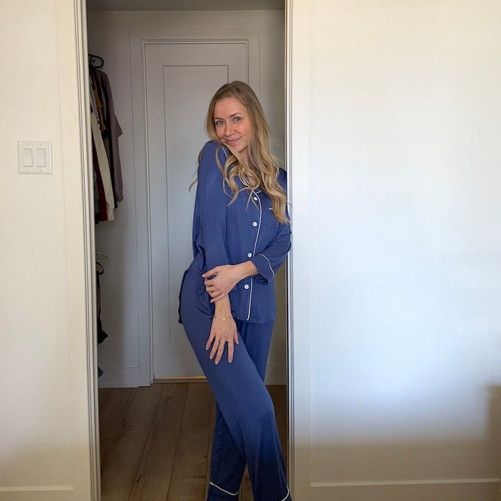 Liora Breathable Pajama Lounge Set – Soft Cotton Blend