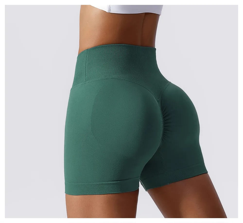 High Waist Scrunch Shorts - Siopie