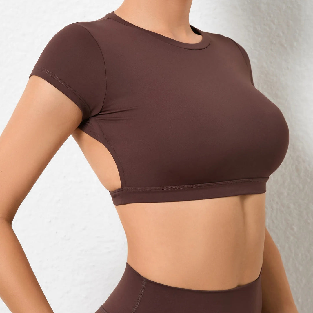 Backless Crop Top - Siopie