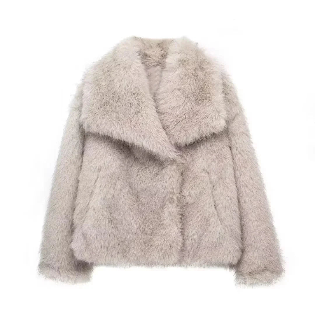 Manteau femme chaud doublé coupe classique élégante hiver