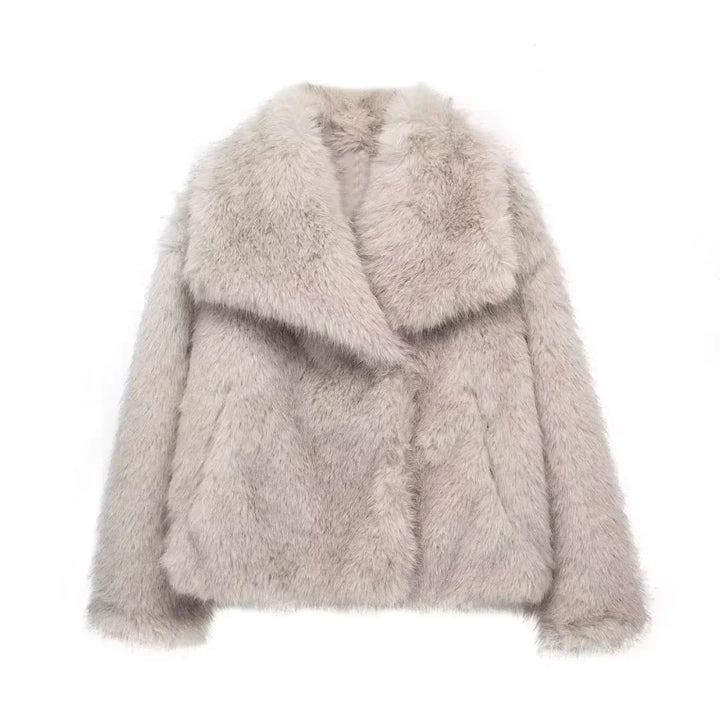 Manteau femme chaud doublé coupe classique élégante hiver