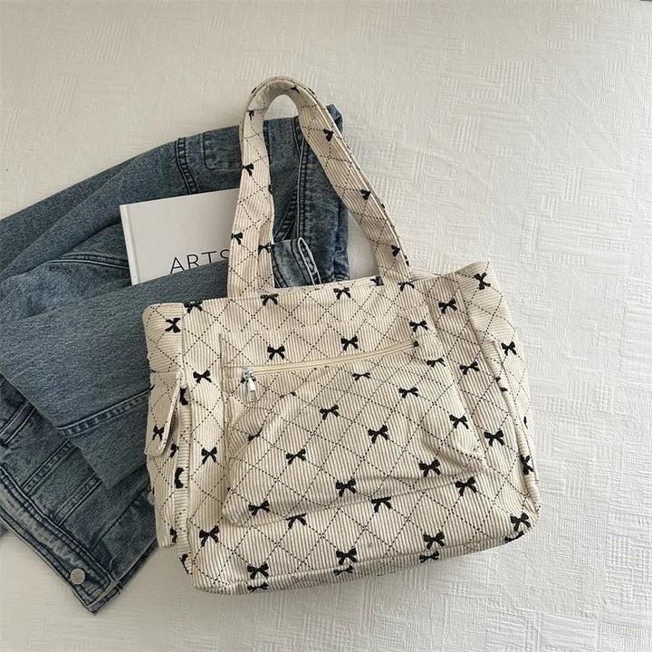 Sac à main femme avec nœud élégant compartiments organisés polyvalent
