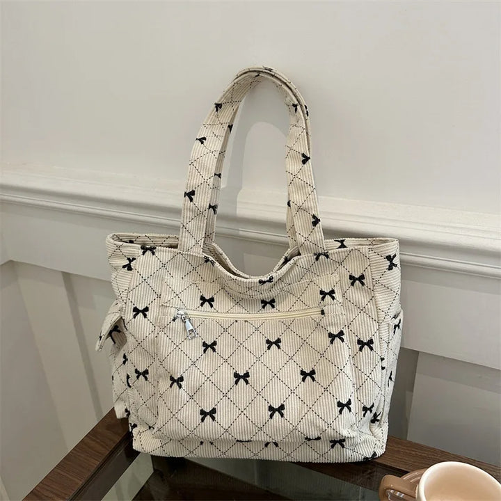 Sac à main femme avec nœud élégant compartiments organisés polyvalent