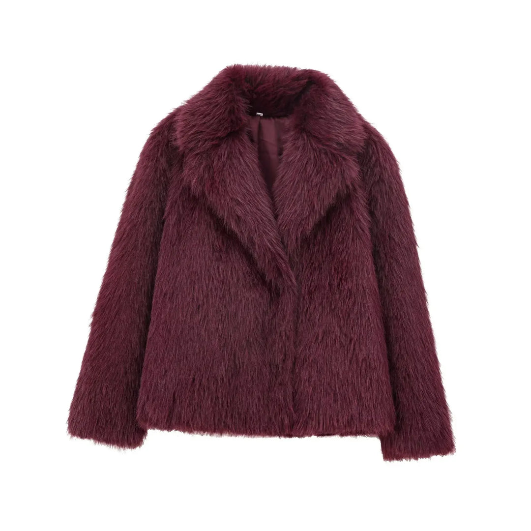 Manteau femme chaud doublé coupe classique élégante hiver
