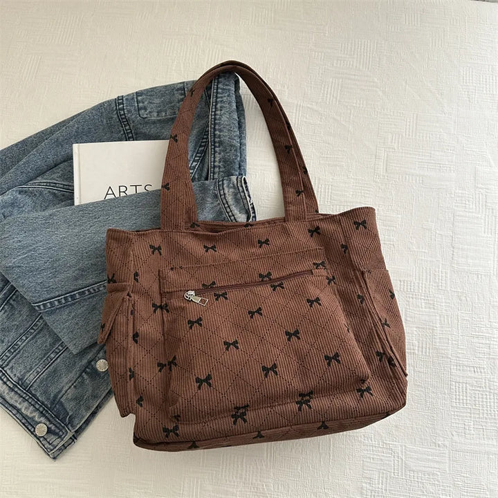 Sac à main femme avec nœud élégant compartiments organisés polyvalent
