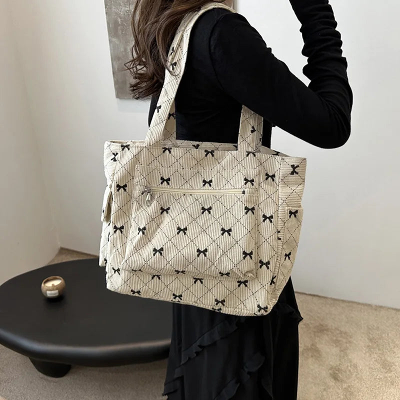 Sac à main femme avec nœud élégant compartiments organisés polyvalent
