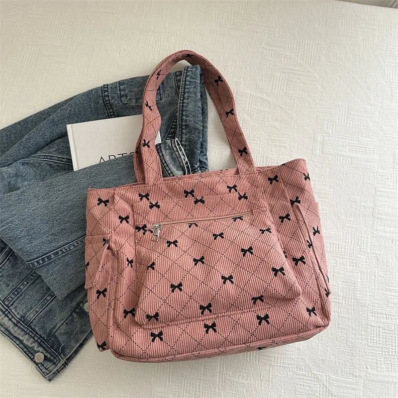 Sac à main femme avec nœud élégant compartiments organisés polyvalent