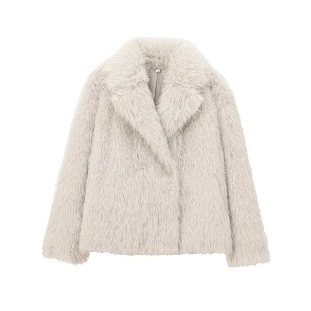 Manteau femme chaud doublé coupe classique élégante hiver