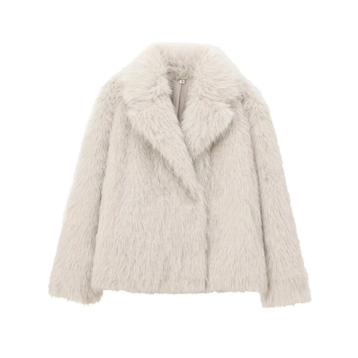 Manteau femme chaud doublé coupe classique élégante hiver