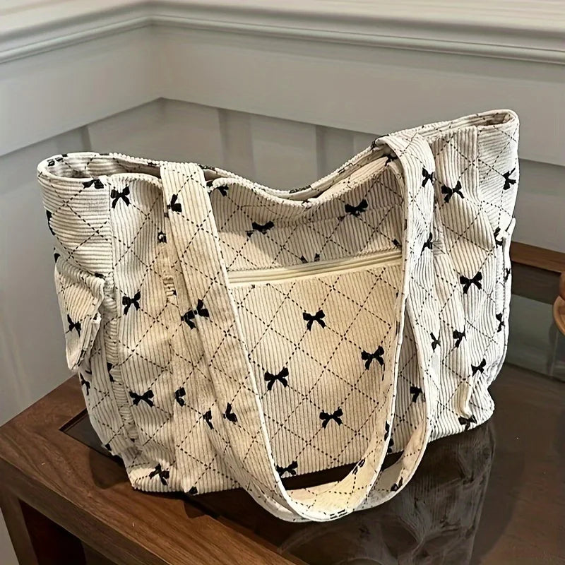Sac à main femme avec nœud élégant compartiments organisés polyvalent