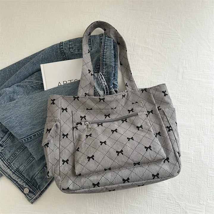 Sac à main femme avec nœud élégant compartiments organisés polyvalent