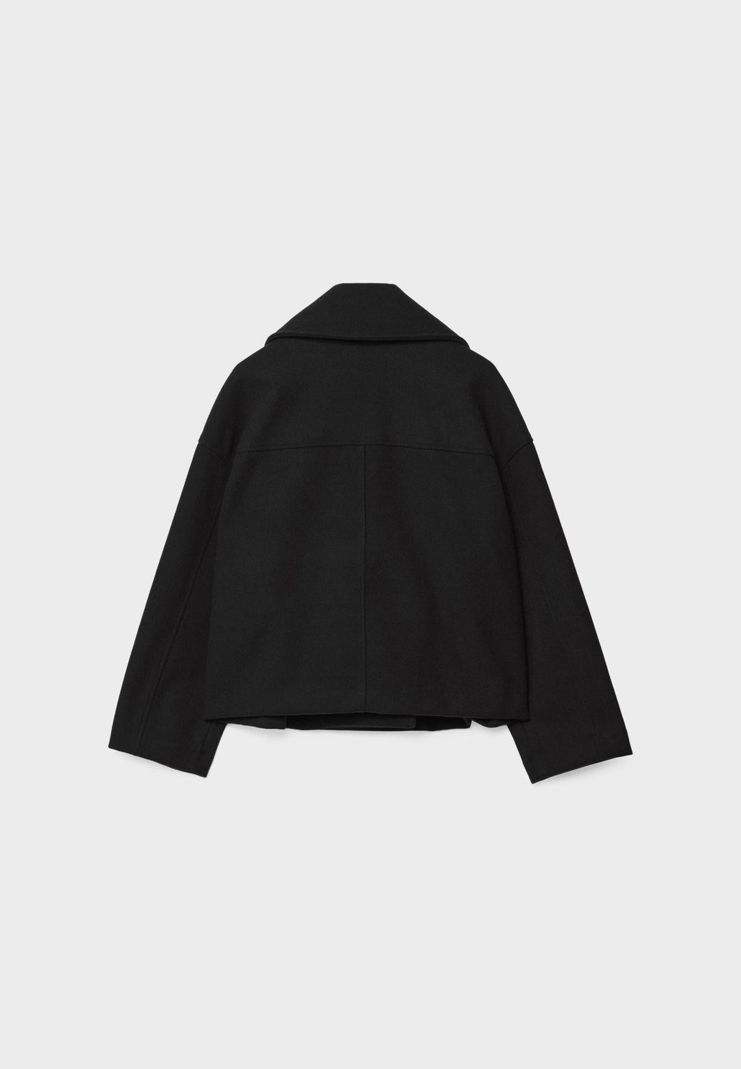 Veste courte croisée femme double boutonnage coupe droite élégante