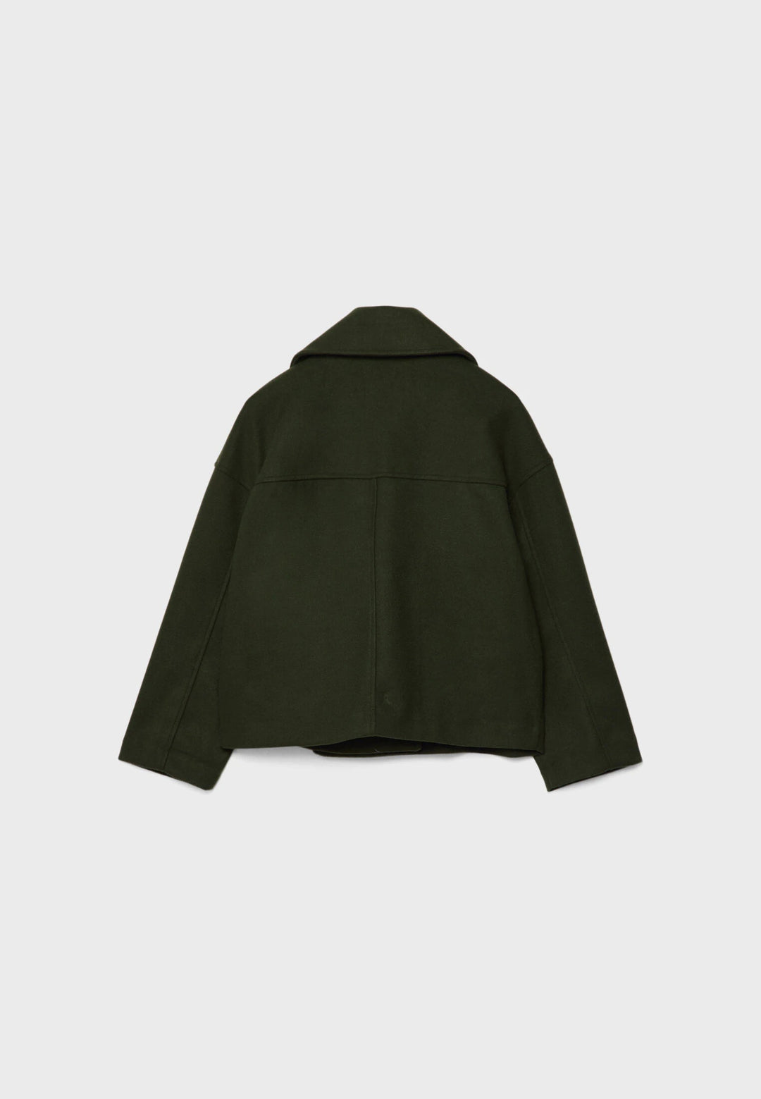 Veste courte croisée femme double boutonnage coupe droite élégante