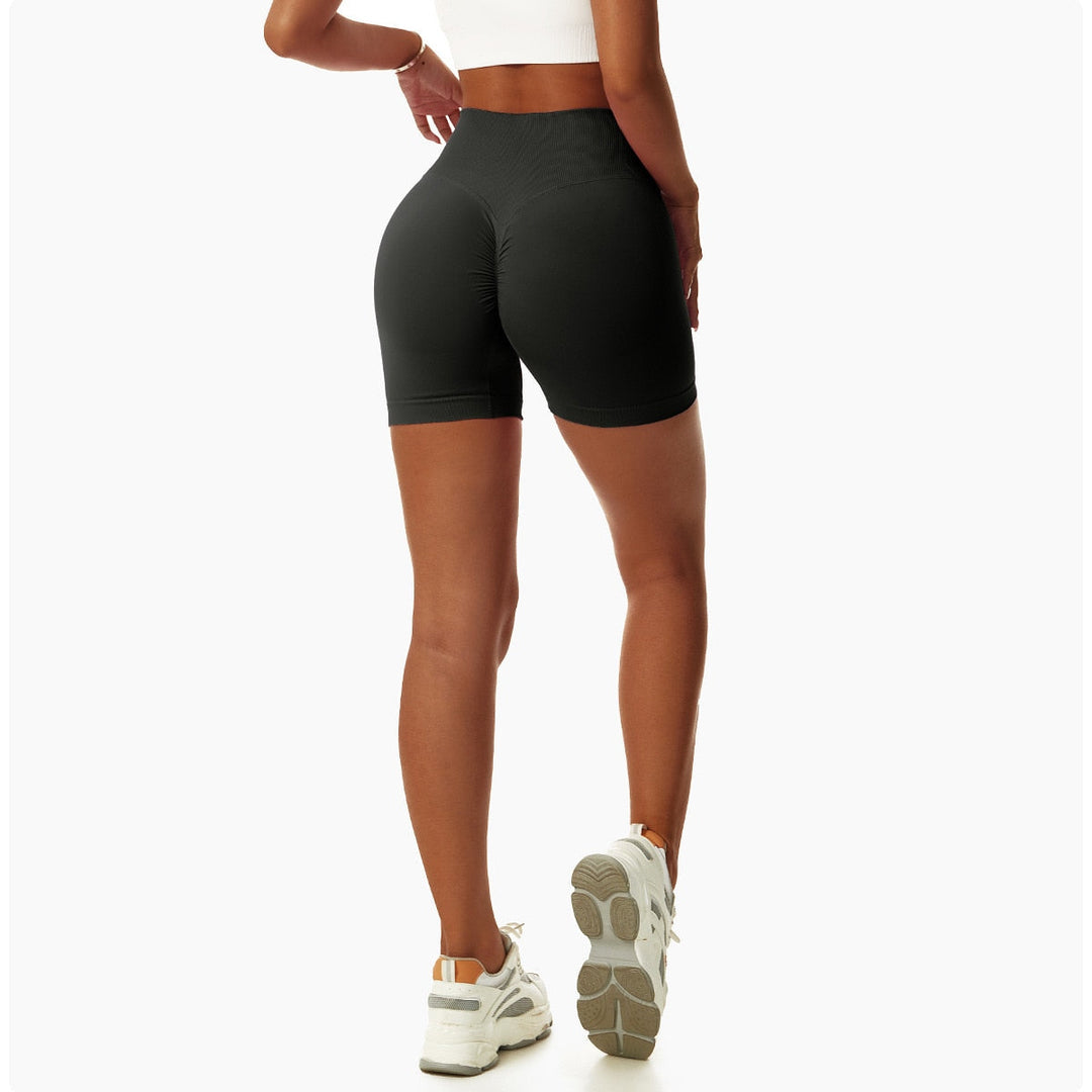 High Waist Scrunch Shorts - Siopie